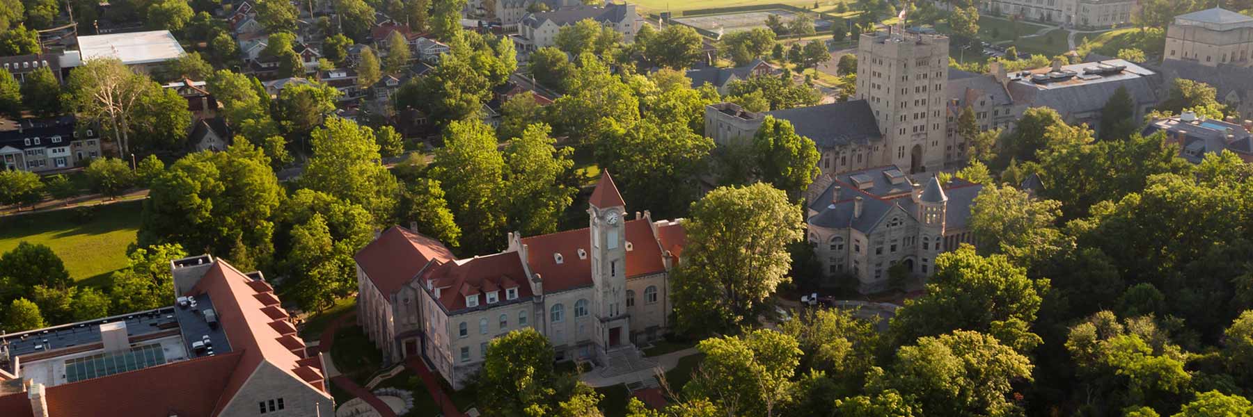 aerial view of campus